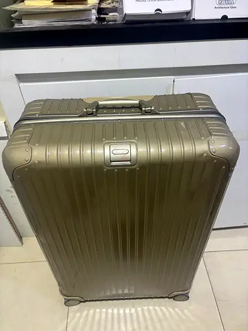 Rimowa Original aluminum check in suitcase