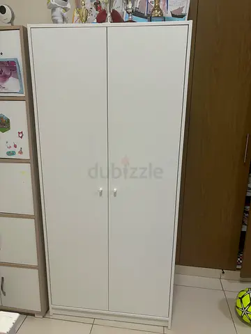 IKEA white two-door wardrobe - good condition