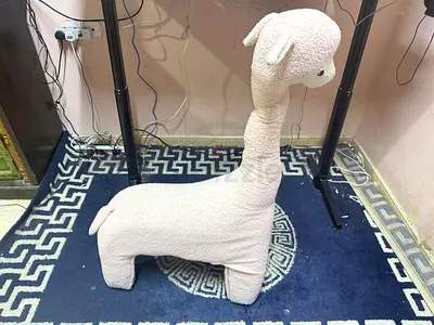 Soft plush long-neck llama toy - good used condition