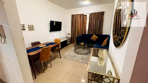 Sharjah, Al Khan (behind Apamea): One room, living room, kitchen, and bathroom.