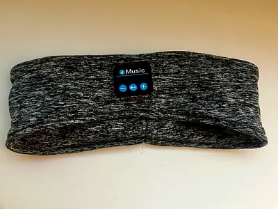 Running Headband with Built-in Earphones