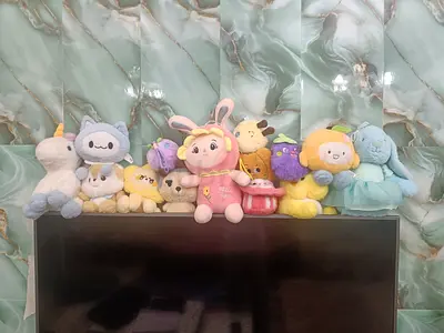 Collection of 11 Plush Stuffed Toys - Assorted Characters