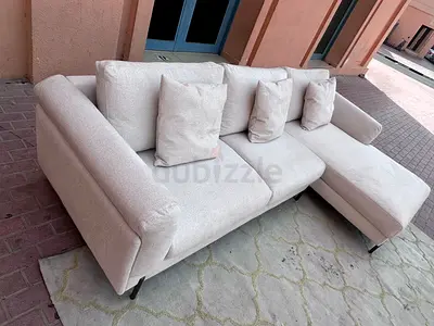 Stylish ___ Comfort The Loom Collection Sofa beige