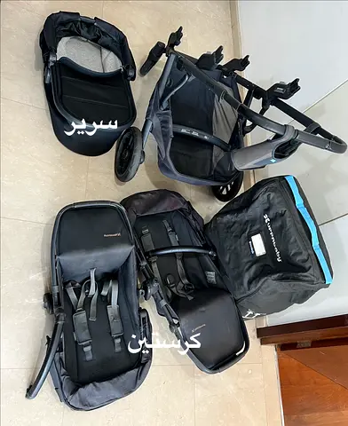 Original price 8k+ Baby stroller with multiple seats and accessories - used