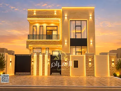 تملك فيلا 5 غرف بالحليو 2 – عجمان زاوية سكة | مقابل أزهى طابقين وروف بدفعة مقدمة 10% فقط وبسعر شامل رسوم التسجيل