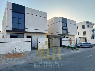 Luxurious villa for sale in Al Bahya – Ajman | 6 master bedrooms, 2 living rooms, and a majlis | Priced at AED 1,950,000, including registration an