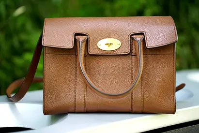Mulberry Small Bayswater – Classic Grain Leather, Oak.