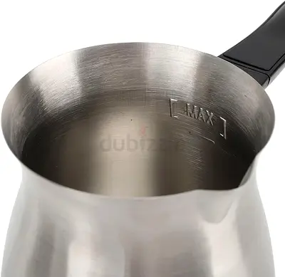Stainless Steel Milk Frothing Pitcher with Handle - Used