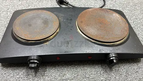 Used Anko Double Electric Hot Plate Stove – 2300W
