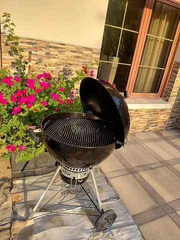 GAS GRILLER AND REGULAR GRILL