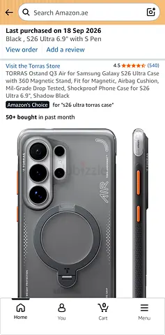 TORRAS Ostand Q3 Air Case – Samsung Galaxy S26 Ultra