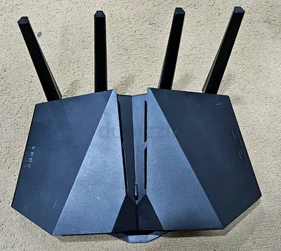 ASUS RT‑AX82U AX5400 Dual‑Band 5G WiFi 6 Gaming Router With Adaptor