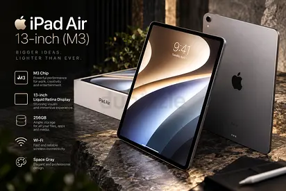 Apple iPad Air 7th Gen (M3) 13” – 256GB – Space Gray For Sale ( USED )