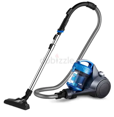 Used compact bagless canister vacuum cleaner - powerful suction, lightweight