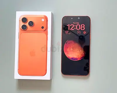 Apple iPhone 17 pro max (Orange) — Excellent Condition with Box