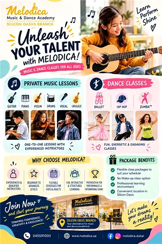 Discover the joy of music and dance at Melodica – Silicon Branch! 🎸🎹✨