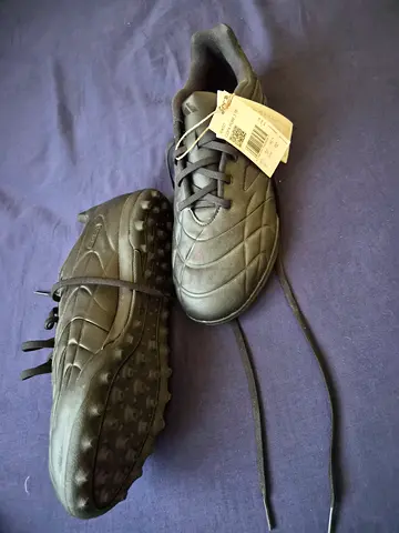 Black Turf Football/Soccer Shoes - Size Unknown, Barely Used