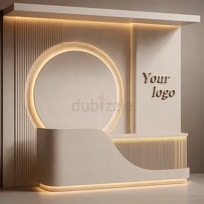 Modern Office Reception Table in Dubai