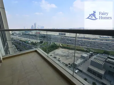 شقة بغرفة نوم واحدة | فيرفيو ريزيدنسي | إطلالات على القناة والمدينة | غير مفروشة