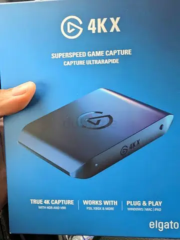 Elgato Game Capture 4K X, Record Up To Up to 4K 60 Fps, VRR & HDR10, Ultralow Latency, HDMI 2.1, USB