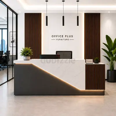 Classical Reception Desk For Office Front | Office Reception Desk UAE