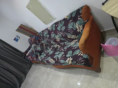 1 nos, 3-Seater Fabric Sofa and 2 nos, 2 Seated Sofas with floral colour - Good Condition