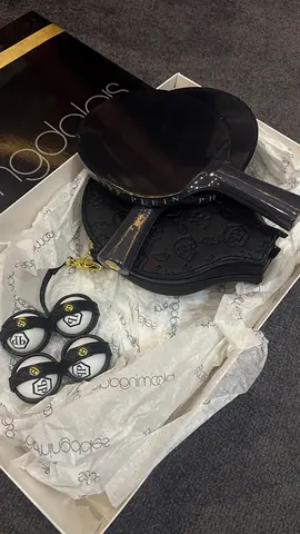 Philipp Plein - Table Tennis Racket Set with Balls and Case Limited Edition (Sealed)