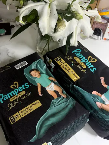 Pampers Skin Touch Disposable Diapers - Pack of Size 4 & 5