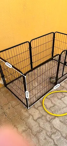 Used metal pet playpen - 61x48x112 cm, good condition