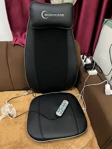 BodyCare full back and seat massage pad with remote - good condition
