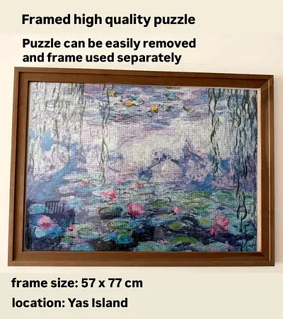 Framed Puzzle (Monet Waterlilies)