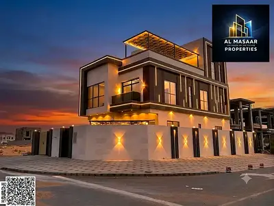Corner villa with 6 bedrooms and a roof terrace, freehold ownership for all nationalities. Price in