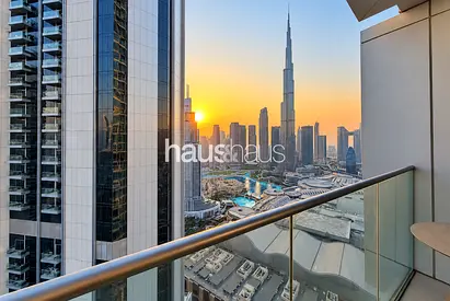 High Floor | Burj & Fountain View | Two Balconies