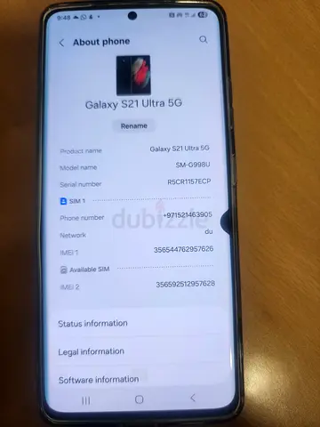 Samsung Galaxy S21 Ultra 5G SM-G998U - Good Working Condition