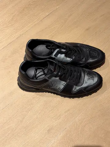 Louis Vuitton Run Away Sneakers – All Black – Size 9