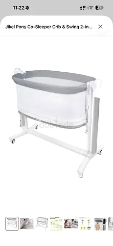 Jikel pony co-sleeper crib