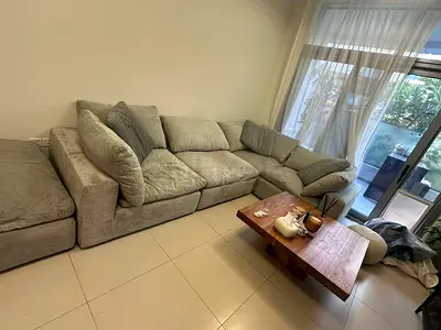 Pan home pianca feather 🪶 filled Corner Sofa Perfect Condition