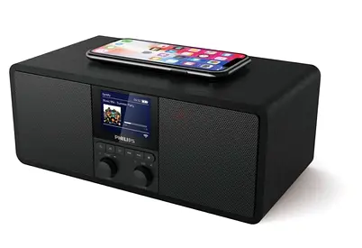 Philips 8000 Series Internet Radio & Bluetooth Speaker – DAB+, Spotify Connect & Qi Wireless Chargin