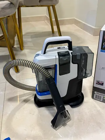 Compact Canister Vacuum Cleaner with Hose and Upholstery Tool