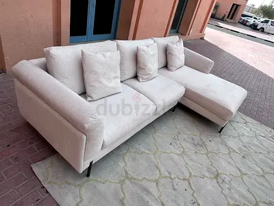 Comfortable The __ Loom collection L shape sofa beige