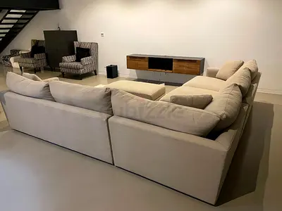 Selling high-quality Crate&Barrel Lounge Deep Corner Sofa Beige
