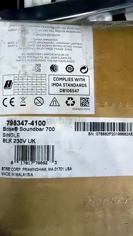 Bose Soundbar 700 series brand New