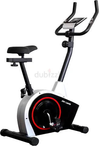 SKY LAND Upright Bike | Magnetic Exercise Bike | 8-Level Resistance EM-1570