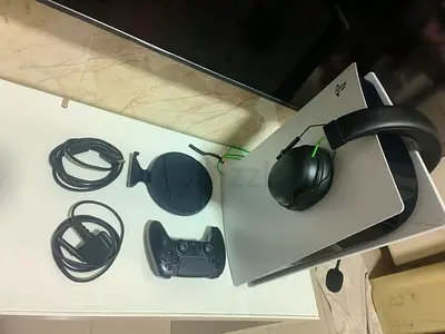 PlayStation 5 Console with DualSense Controller and Headset - Good Condition