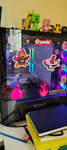Gaming RGB Desktop PC Tower with Glass Side Panel (Used)