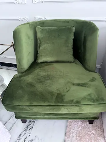 4 Olive Green Velvet Accent for Sale!