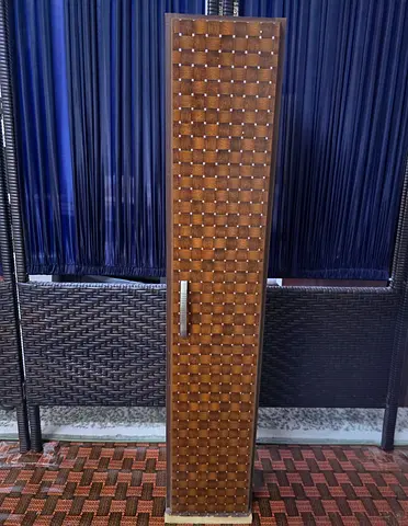 Tall Narrow Wooden Cabinet / Storage Cupboard with 4 Shelves