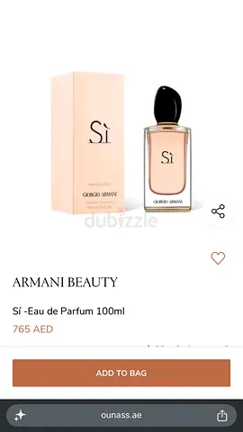 Sì by Georgio Armani perfume