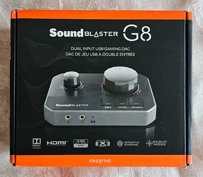 Sound Blaster G8, USB Dual DAC & Headphone AMP