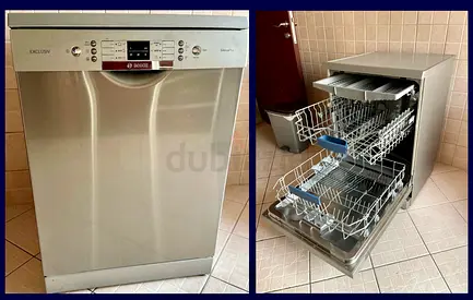 Bosch Series 2 freestanding stainless steel dishwasher - good condition